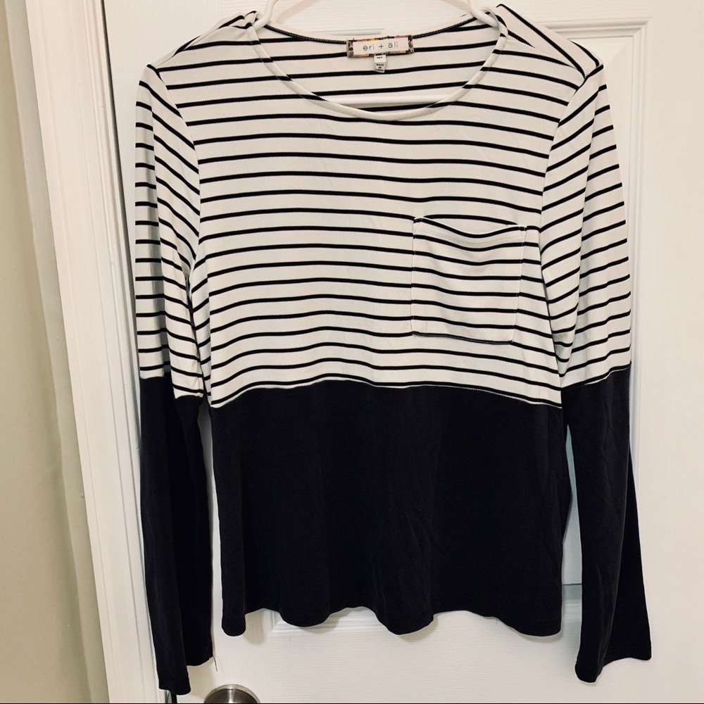 Anthropologie “eri + ali” striped shirt